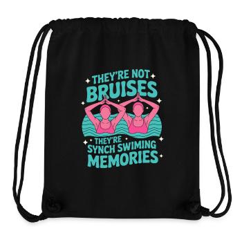 Synchronschwimmen Kunstschwimmen Wassersport - Stanley/Stella recycelter Gym Bag - Schwarz - Vorne
