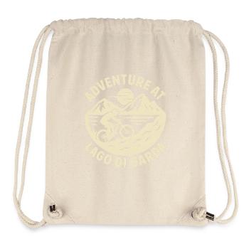Adventure At Lago di Gards - Stanley/Stella Recycled Gym Bag - natural - Front