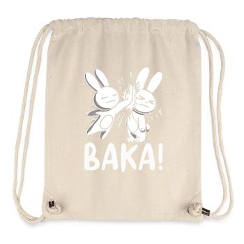 Get Out Unnecessary Social Contact Baka Anime - Stanley/Stella Recycled Gym Bag - natural - Front
