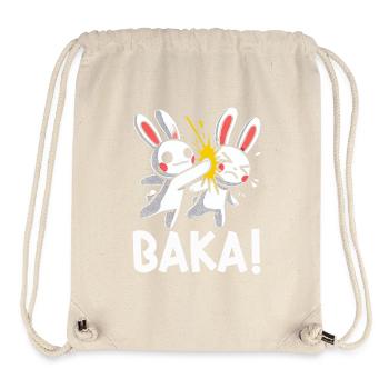 Get Out Unnecessary Social Contact Baka Anime - Stanley/Stella Recycled Gym Bag - natural - Front