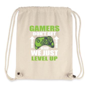 Gamer Level Up Motivierendes Design - Stanley/Stella recycelter Gym Bag - Naturweiß - Vorne
