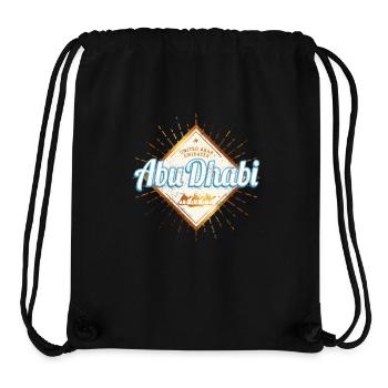 Abu Dhabi Vereinigte Arabische Emirate Vintage UAE - Stanley/Stella recycelter Gym Bag - Schwarz - Vorne