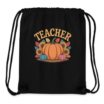 Herbstlich Lehrer - Stanley/Stella recycelter Gym Bag - Schwarz - Vorne