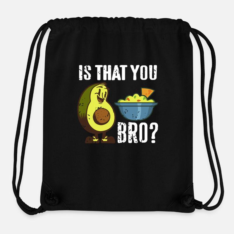 Stress Is Caused By Not Guacamole Enough - Stanley/Stella recycelter Gym Bag - Schwarz