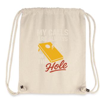 Cornhole Refere Official Referee - Stanley/Stella Recycled Gym Bag - natural - Front