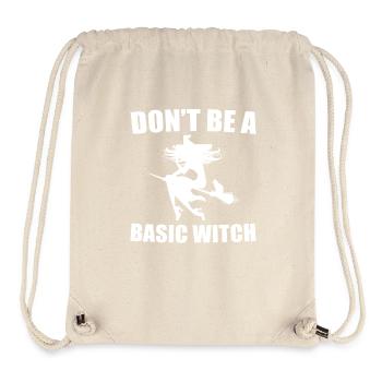 Don't Be A Basic Witch - Stanley/Stella Recycled Gym Bag - natural - Front