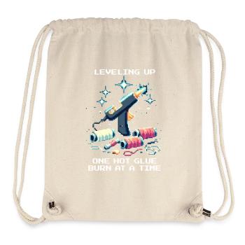 Level Up: Hot Glue Combustion | Cosplay - Stanley/Stella Recycled Gym Bag - natural - Front