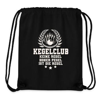 Kegeln - Stanley/Stella recycelter Gym Bag - Schwarz - Vorne