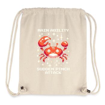Hauptfähigkeit: Scheren-Schnappangriff | Krabbe - Stanley/Stella recycelter Gym Bag - Naturweiß - Vorne