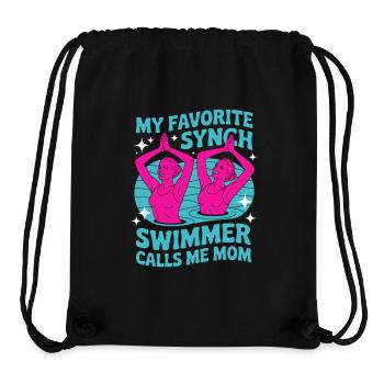 Synchronschwimmen Kunstschwimmen Wassersport - Stanley/Stella recycelter Gym Bag - Schwarz - Vorne