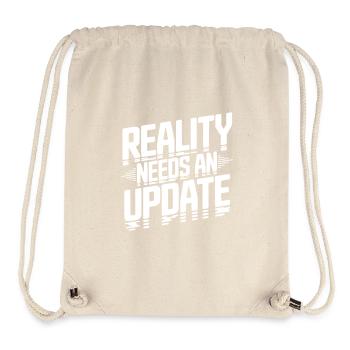 Reality Needs an Update - Stanley/Stella Recycled Gym Bag - natural - Front