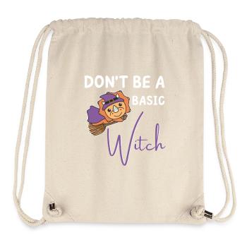 Triceratops Halloween Witches don't be a basic witch - Stanley/Stella Recycled Gym Bag - natural - Front