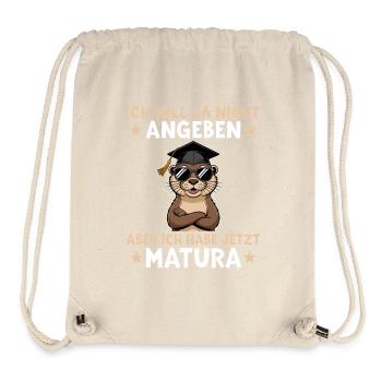 Final exam passed Otter Matura Graduation - Stanley/Stella Recycled Gym Bag - natural - Front