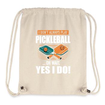 Pickleball Paddleball Dinkball Tennis Paddle - Stanley/Stella Recycled Gym Bag - natural - Front