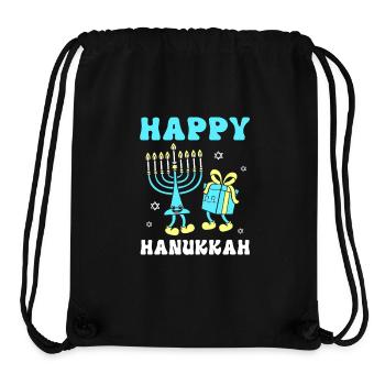 Hanukah Hanukkah Chanukkah - Stanley/Stella recycelter Gym Bag - Schwarz - Vorne