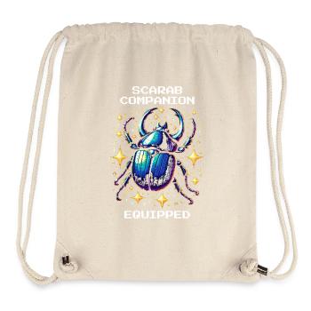 Skarabäus-Begleiter ausgerüstet | Ägypten - Stanley/Stella recycelter Gym Bag - Naturweiß - Vorne