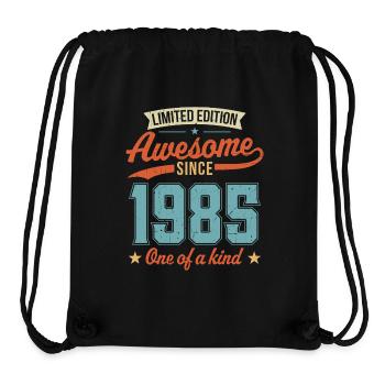 Genial seit 1985 - Stanley/Stella recycelter Gym Bag - Schwarz - Vorne
