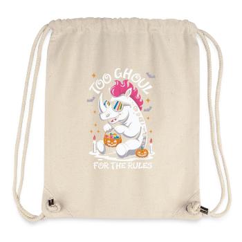 Goule Rhino Halloween Graphique - Sac à cordon recyclé Stanley/Stella - blanc naturel - Devant