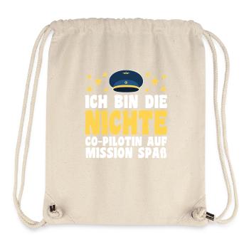 Familienmotiv Neffe - Stanley/Stella recycelter Gym Bag - Naturweiß - Vorne