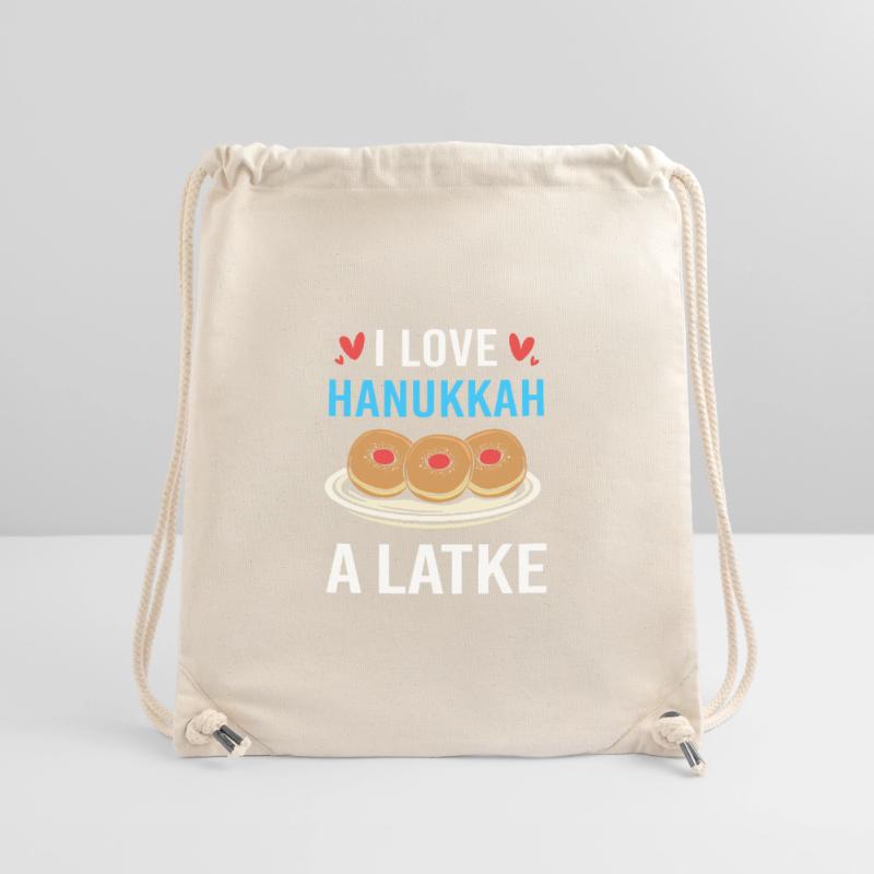 Hanoukka Hanoukka Hanoukka Sac à cordon recyclé Stanley/Stella