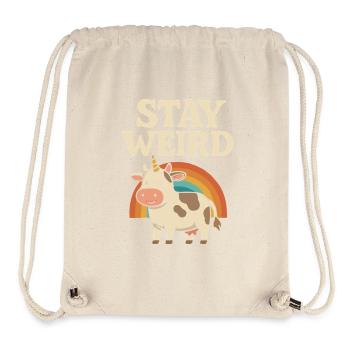 Stay crazy - Stanley/Stella Recycled Gym Bag - natural - Front