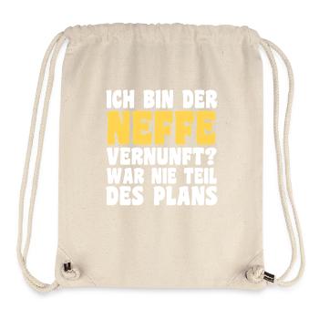 Familienmotiv Neffe - Stanley/Stella recycelter Gym Bag - Naturweiß - Vorne