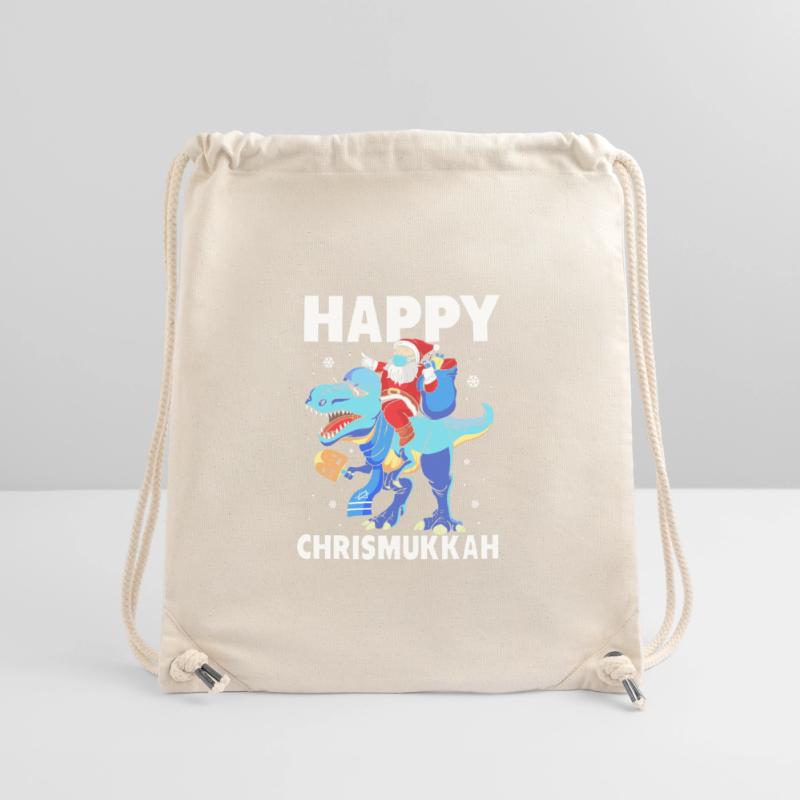 Hanoukka Hanoukka Hanoukka Noël Sac à cordon recyclé Stanley/Stella