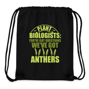 Professeur de biologie Biologiste Biologiste en microbiologie - Sac à cordon recyclé Stanley/Stella - noir - Devant