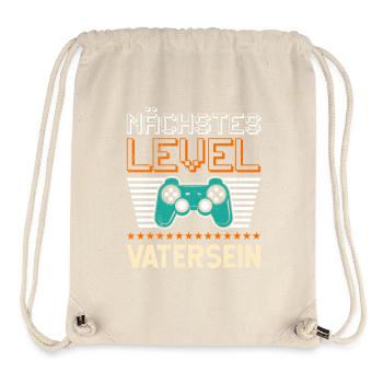 Gamer Dad NEXT LEVEL DAD Fun - Stanley/Stella Recycled Gym Bag - natural - Front