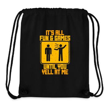 Deaf Deaf Hearing Impairment - Stanley/Stella Recycled Gym Bag - black - Front