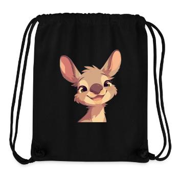 Wallabys Wallaby - Stanley/Stella recycelter Gym Bag - Schwarz - Vorne
