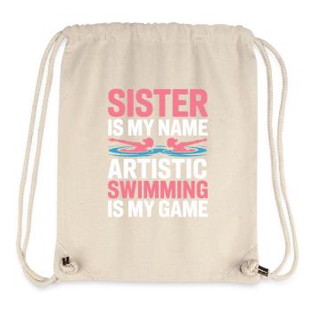 Synchronschwimmen Kunstschwimmen Wassersport - Stanley/Stella recycelter Gym Bag - Naturweiß - Vorne