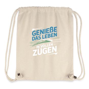Railway Enjoy life to the fullest Railway - Stanley/Stella Recycled Gym Bag - natural - Front