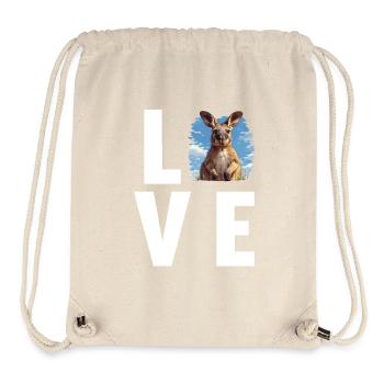 Wallabys Wallaby - Stanley/Stella recycelter Gym Bag - Naturweiß - Vorne