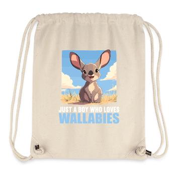 Wallabies Wallaby - Stanley/Stella Recycled Gym Bag - natural - Front