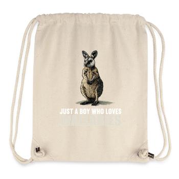 Wallabies Wallaby - Stanley/Stella Recycled Gym Bag - natural - Front