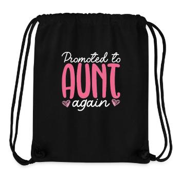 Befördert zur Tante 2026 Regenbogen Tante 2026 - Stanley/Stella recycelter Gym Bag - Schwarz - Vorne