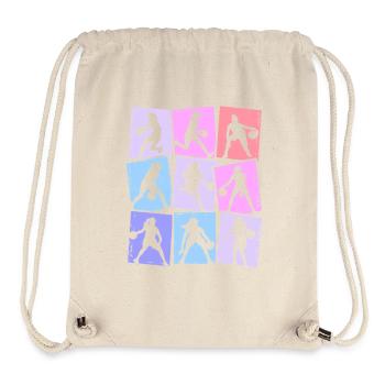 Basketball Girls Women - Stanley/Stella Recycled Gym Bag - natural - Front