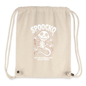 Spooky Skeleton Halloween - Stanley/Stella recycelter Gym Bag - Naturweiß - Vorne