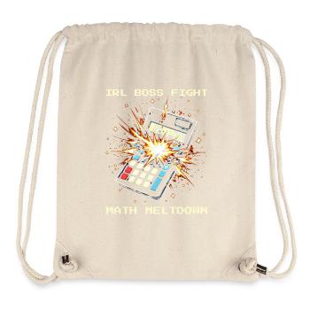 Endgegner Mathe | Hausaufgaben Frust Humor - Stanley/Stella recycelter Gym Bag - Naturweiß - Vorne