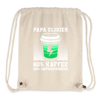 Expectant Father ALPAKAPAPA Retro Funny - Stanley/Stella Recycled Gym Bag - natural - Front