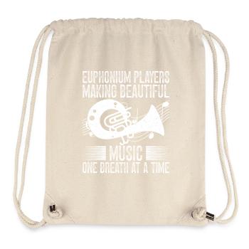 Baritone Player Making Beautiful Music Euphonium - Stanley/Stella Recycled Gym Bag - natural - Front