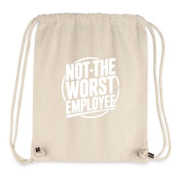 Pas le pire employé - Sac à cordon recyclé Stanley/Stella - blanc naturel - Devant