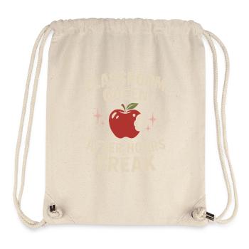 Schmutziger Lehrer Naughty Humor Nsfw Unhöflicher - Stanley/Stella recycelter Gym Bag - Naturweiß - Vorne