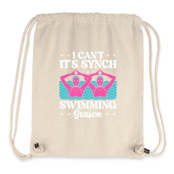 Synchronschwimmen Kunstschwimmen Wassersport - Stanley/Stella recycelter Gym Bag - Naturweiß - Vorne