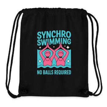 Synchronschwimmen Kunstschwimmen Wassersport - Stanley/Stella recycelter Gym Bag - Schwarz - Vorne