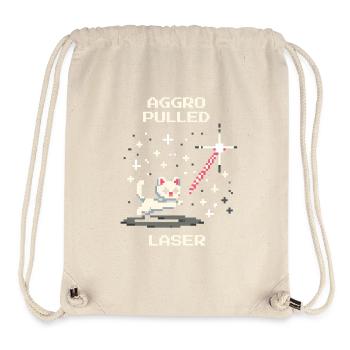 Aggro Drawn: Laser | Cat play instinct - Stanley/Stella Recycled Gym Bag - natural - Front