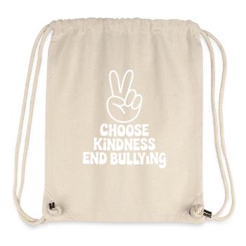 Choose Kindness End Bullying - Stanley/Stella Recycled Gym Bag - natural - Front