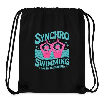 Synchronschwimmen Kunstschwimmen Wassersport - Stanley/Stella recycelter Gym Bag - Schwarz - Vorne