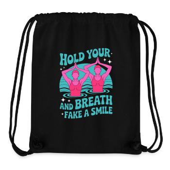 Synchronschwimmen Kunstschwimmen Wassersport - Stanley/Stella recycelter Gym Bag - Schwarz - Vorne